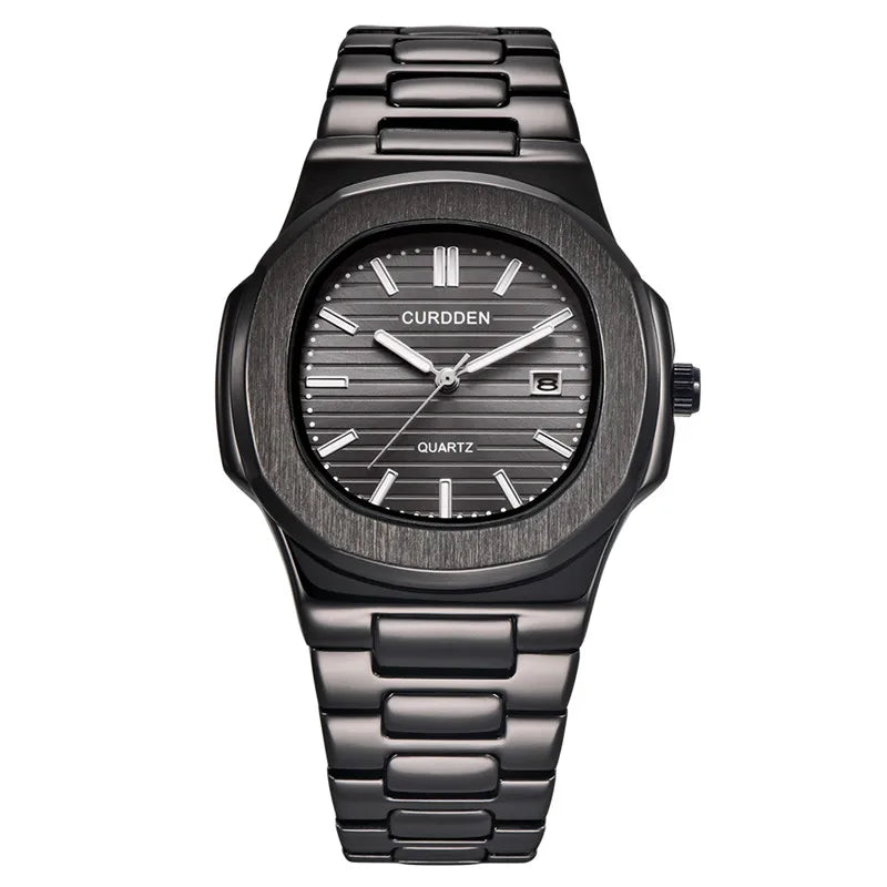 Montre Homme Big Brand CURDDEN Men Watches Fashion Casual Alloy Band Date Gifts Quartz Watch Relogio Masculino Reloj Hombre 2026
